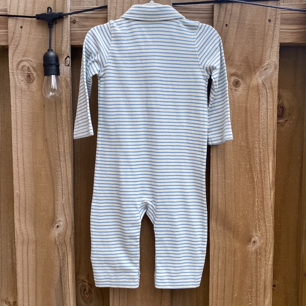 NWT Vineyard Vines Baby Boy Polo Long All Dockside Blue 6-12M - Picture 6 of 6